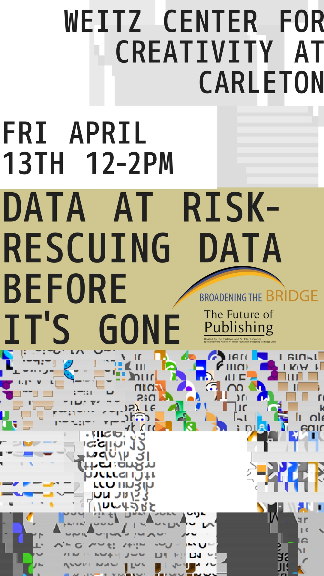 Data at Risk event poster